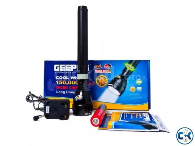 Geepas Torch Light 3803 3 Battery -New large image 0