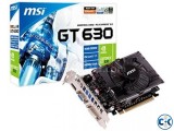 MSI GEFORCE GT 630 2GB DDR3 PCI-E 2.0