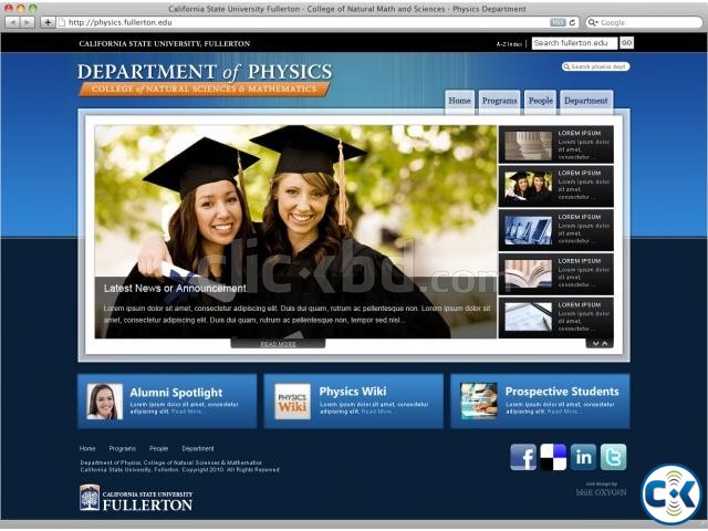 শিক্ষাপ্রতিষ্ঠানের ওয়েবসাইট School college Website Design large image 0