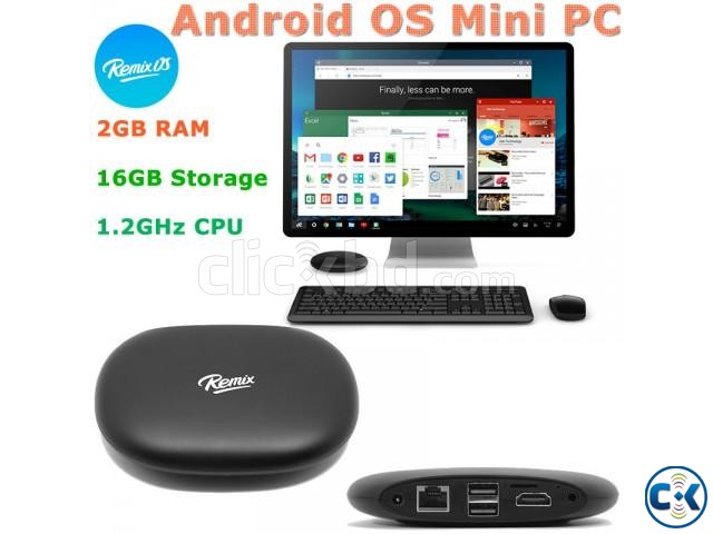 REMIX MINI WORLD S FIRST TRUE ANDROID PC TV large image 0