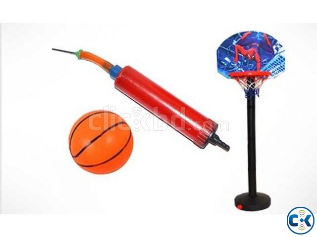 SPIDERMAN BASKETBALL SET WITH HOOP FOR KIDS large image 0