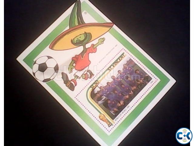 World cup 1986 Lego N Spain team stamp large image 0