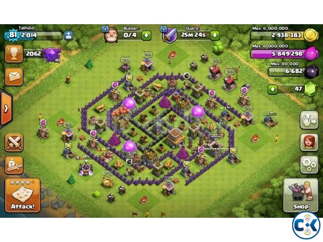 CLASH OF CLANS ID TH8 MAX large image 0