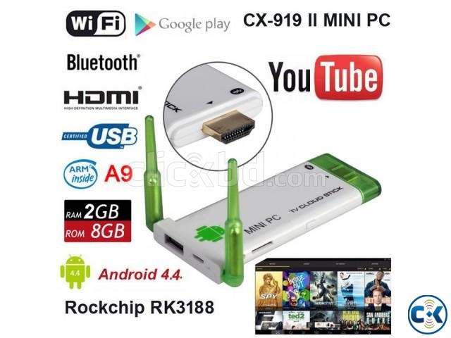 CX919ii Android 4.4 Mini PC TV Stick large image 0