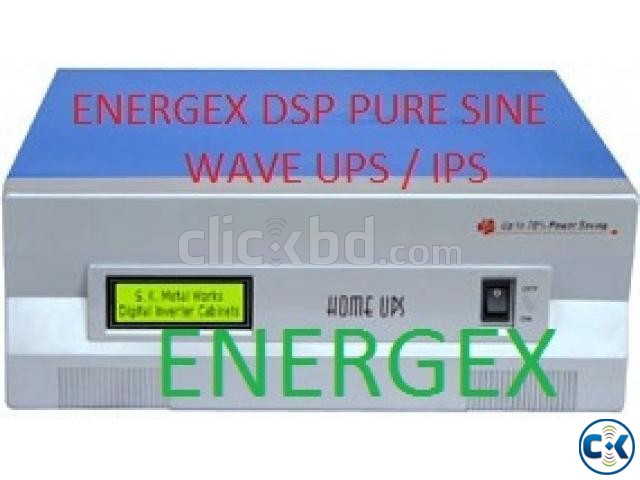 Energex DSP Pure Sine Wave UPS IPS 1000 VA 5yrs. Warranty large image 0