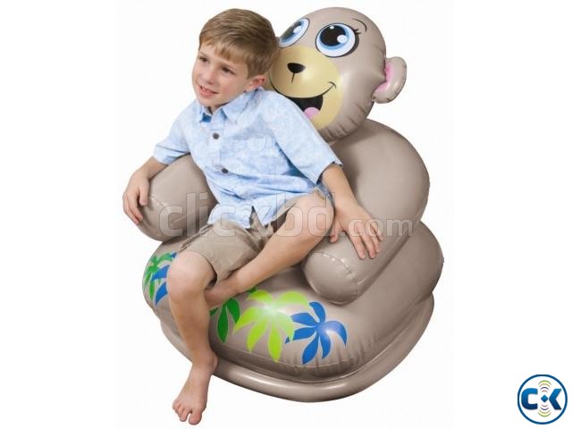 Cartoon inflatable comport air sofa chair for kids large image 0