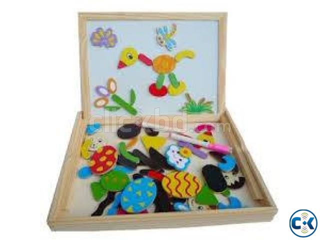 3D MAGNETIC WOODEN DRAWING BOARD A 084  large image 0
