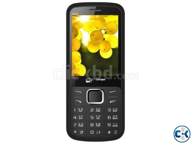 Micromax CDMA GSM GC 318 Bar Phone large image 0