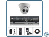 1 Pcs CCTV camera with DVR included Package