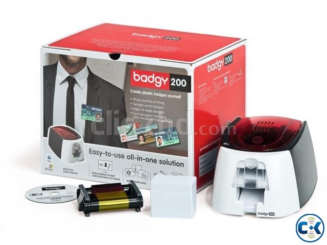 ID Card Printer of EVOLIS from France Model Badgy200  large image 0