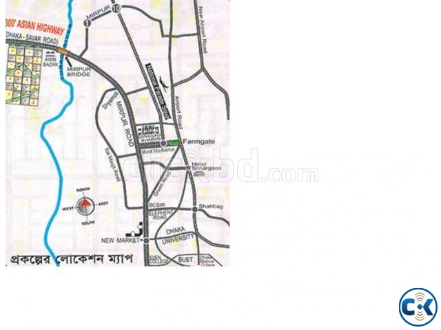 5 katha plot for sale Modhumoti Model Town near Amin Bazar large image 0