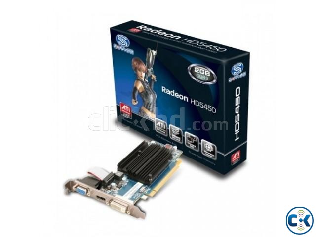 Sapphire AMD Radeon HD 5450 2GB DDR3 Graphics card large image 0
