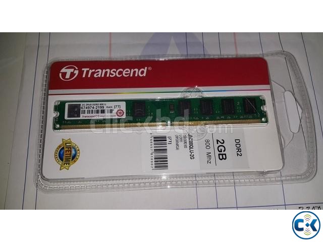 Transcend 2GB DDR2 RAM Lifetime Warranty large image 0