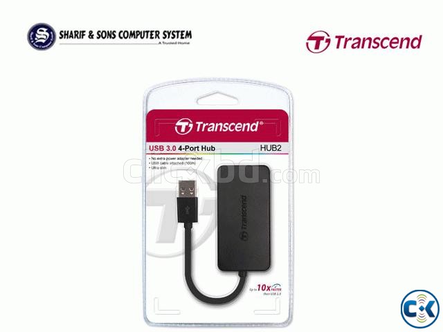 TRANSCEND TS-HUB2K USB3.0 4-PORT HUB large image 0