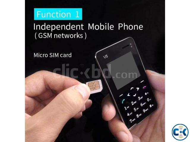 AIEK V5 touch keyboard Mini card phone intact Box large image 0
