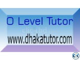 O level female tutor Gulshan 01734880009