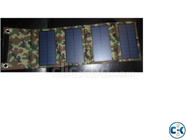 Folding Solar Panel Mobile Charger large image 0