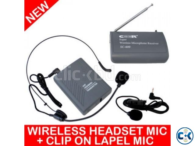 PROFESSIONAL WIRELESS MICROPHONE HEADSET large image 0