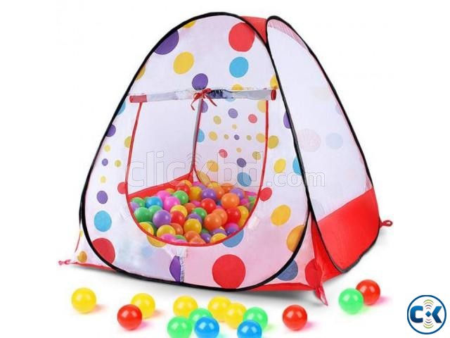 Kids Tent House with Ball large image 0