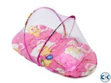 Born Baby 4in1 Portable Mosquito Net Bed 3 Pillow Carry bag