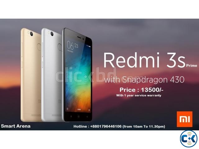 Xiaomi Redmi 3s Prime 32gb 3gb Ram With warranty large image 0