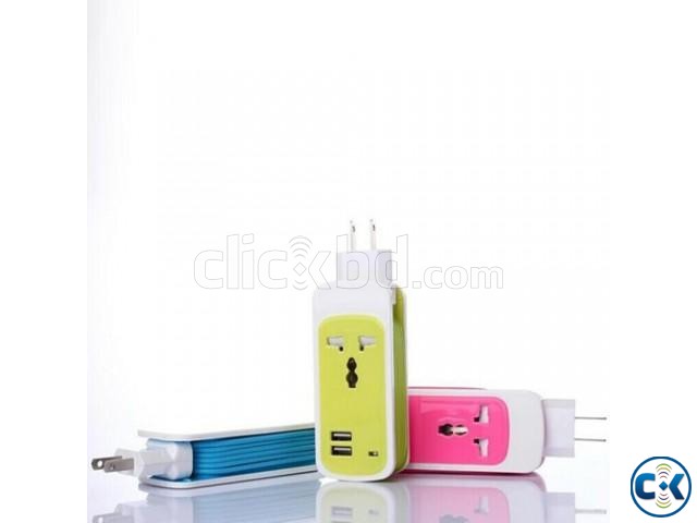 3 IN1 TRAVEL CHARGER WITH DUAL USB large image 0