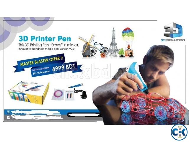 3D Innovative handheld magic 3D Pen Printer large image 0