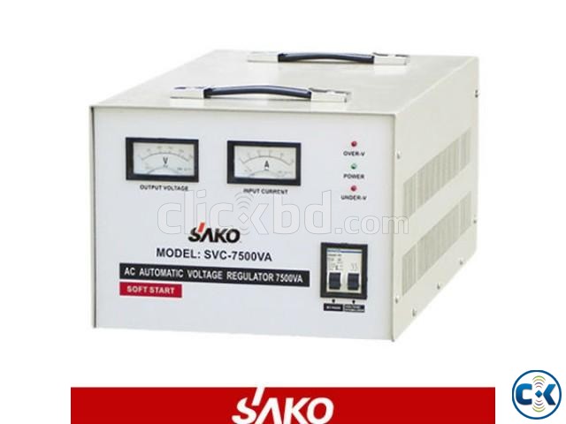 Power On Stabilizer SAKO SVR -7500 VA SERVO large image 0