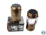 SOLAR POWER RECHARGEABLE 6-LED CAMPING LANTERN LIGHT