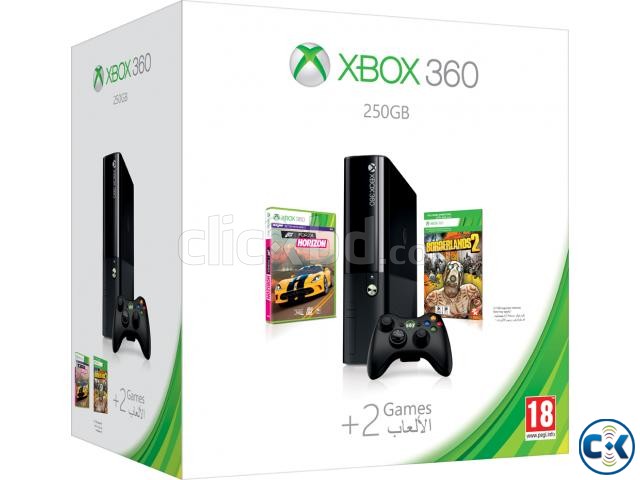 Xbox-360 E all most new full boxed with warranty large image 0
