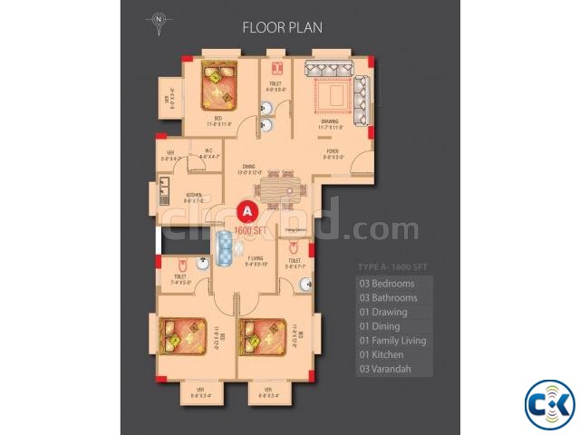 Ongoing 1600 sft. Luxurious Apartment at Basundhara R A large image 0