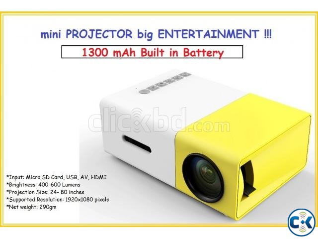 Rechargeable Pocket Projector X300 large image 0