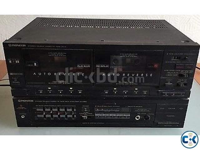pioneer double cassate player large image 0