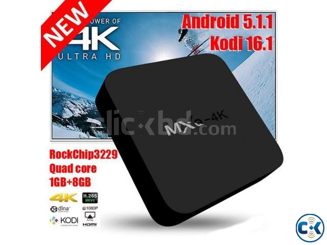 MXQ-4K Android 5.1 Quad Core Smart TV Box large image 0