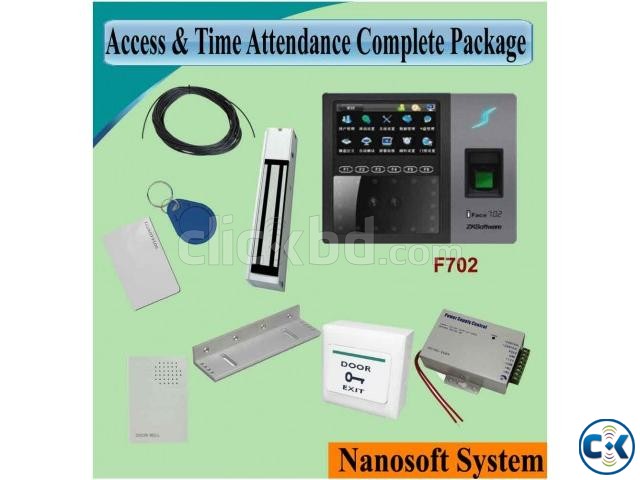 Face recognition time attendance system Price in bd large image 0