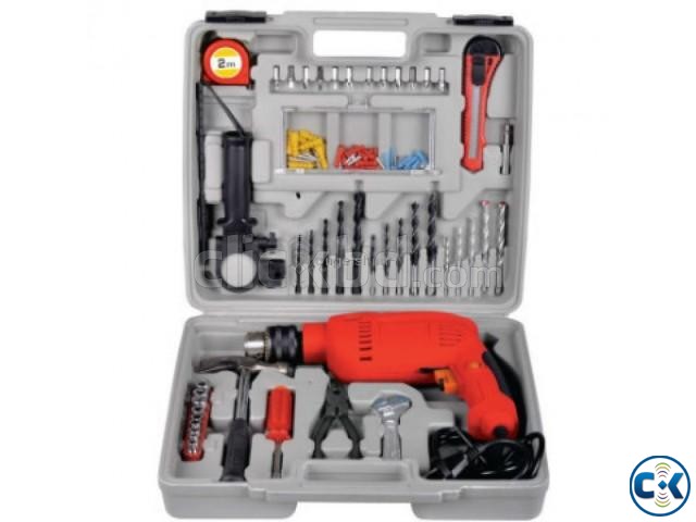 ELECTRIC HAND DRILL WITH TOOL KIT.. large image 0