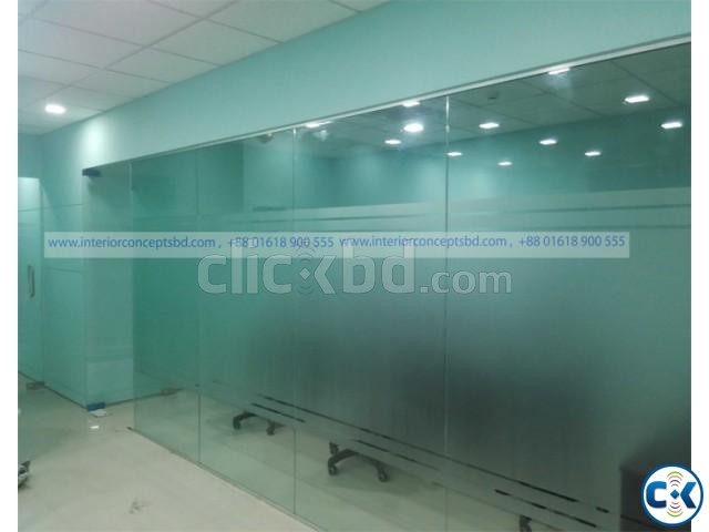 Glass Partition and Glass Door large image 0