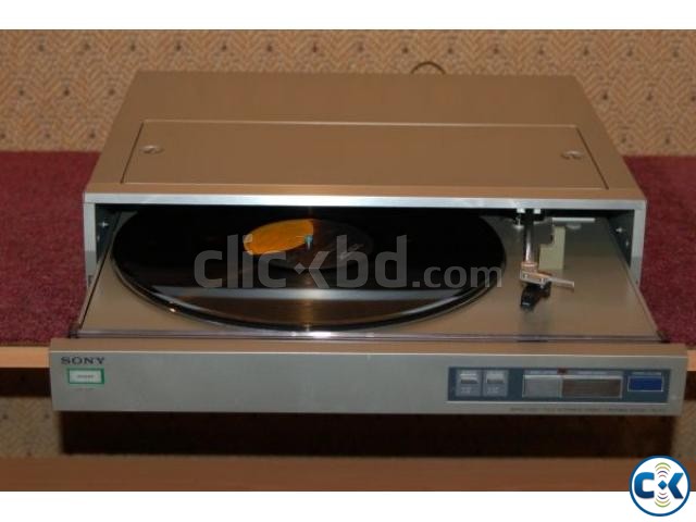 sony fully auto metic turntable systam large image 0