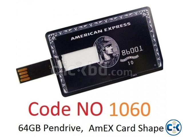 Amex Card Shape 64GB Pendrive large image 0
