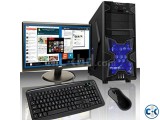 Desktop Computer with Monitor Core i5