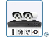 2 pcs IP CCTV Night Vision Camera package