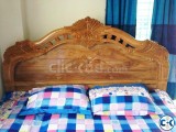 সেগুন কাঠের খাট Segun Kather Khat Wooden Bed 