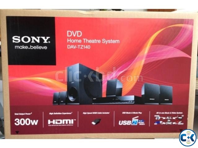 The Sony DAV-TZ140 is a 5.1-channel home cinema large image 0