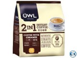 OWL 2 in 1 Instant Coffee With Creamer 30 Sticks