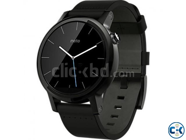 Used Moto 360 2nd Gen 42mm Lather  large image 0
