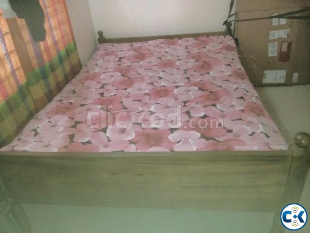 Korai wood 5 7 feet Bed with Free Jajim large image 0