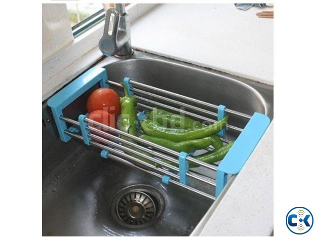 Sink Dish Drying Rack Stainless Steel Adjustable large image 0