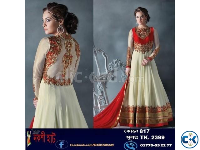 Indian Semi-Stitched Georgette Long Party Suits large image 0