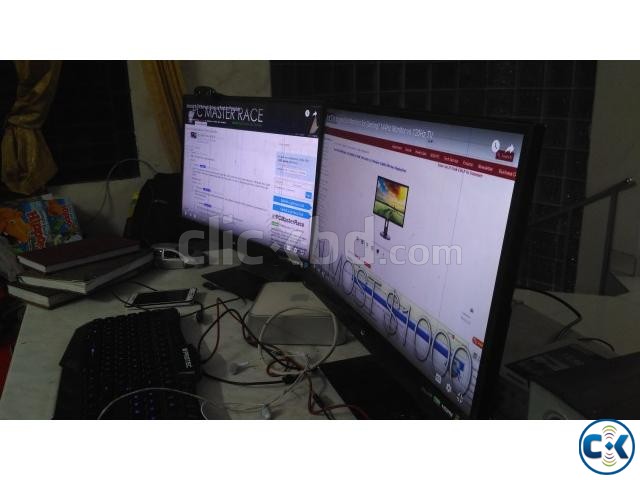 2 Monitors View Sonic IPS LED 22 Free Laptop  large image 0