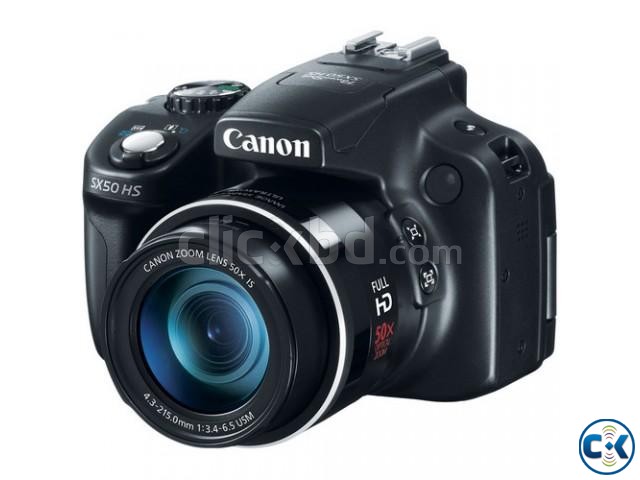 Canon PowerShot Digital Camera Black SX50 HS large image 0